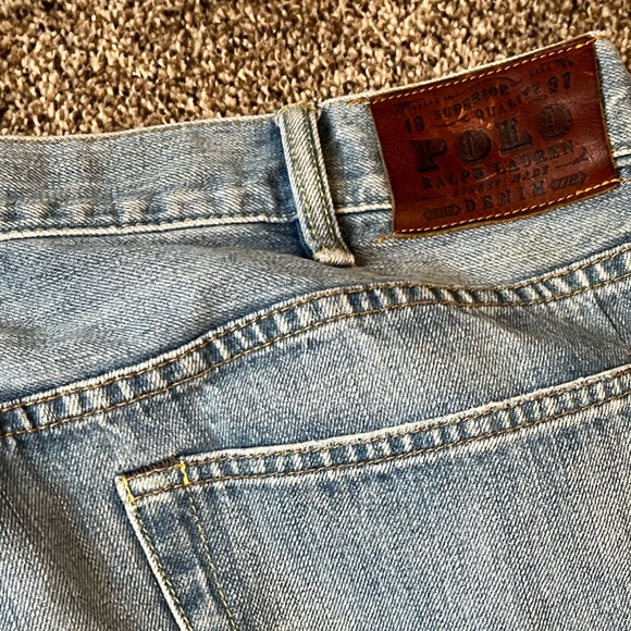 Men’s Polo Ralph Lauren Distressed Jeans size 38/34 Classic Fit Straight Leg RL - Picture 8 of 8